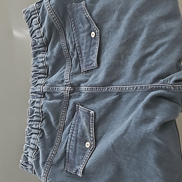 Free People Marx Slouchy Cargo Jeans Tab Button Detail Wideleg - Picture 12 of 13